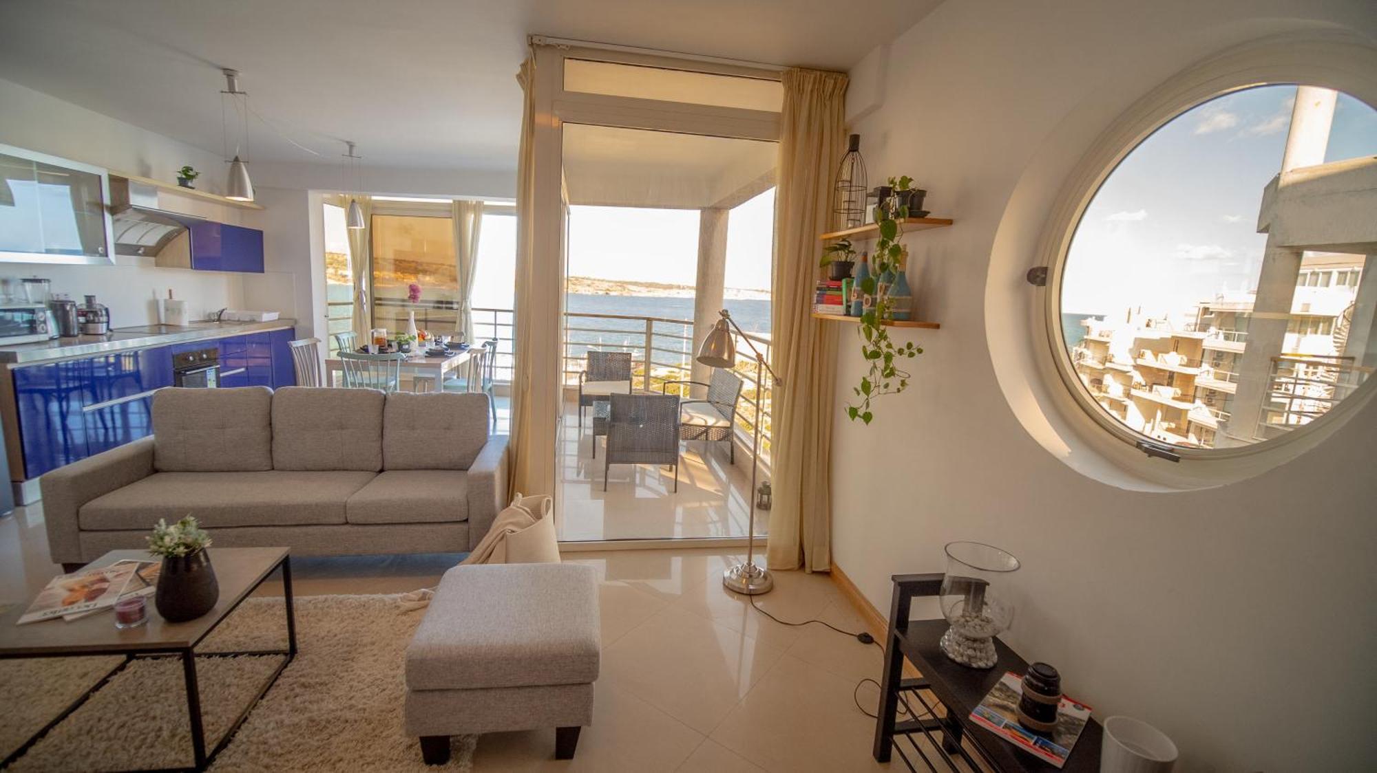 Mellieha Bay 3 Bedroom Apartment "Coastal Comfort" Buitenkant foto